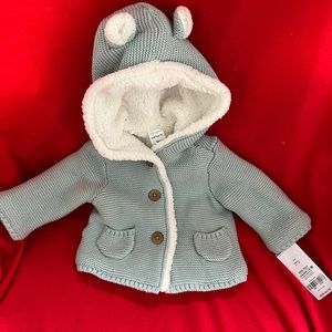 3 Months blue Bear hood Jacket Carter’s New with tags